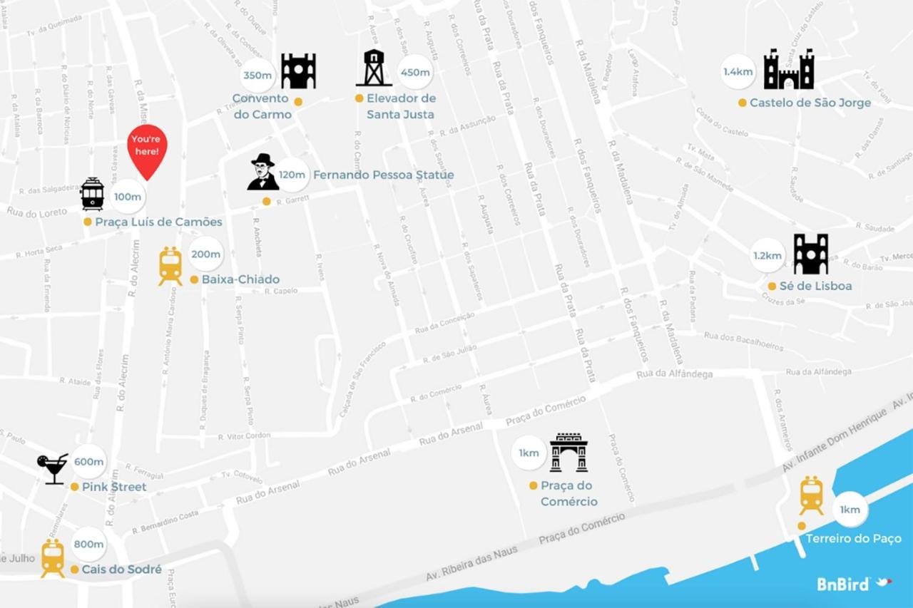 Chiado Mercy II Leilighet Lisboa Eksteriør bilde
